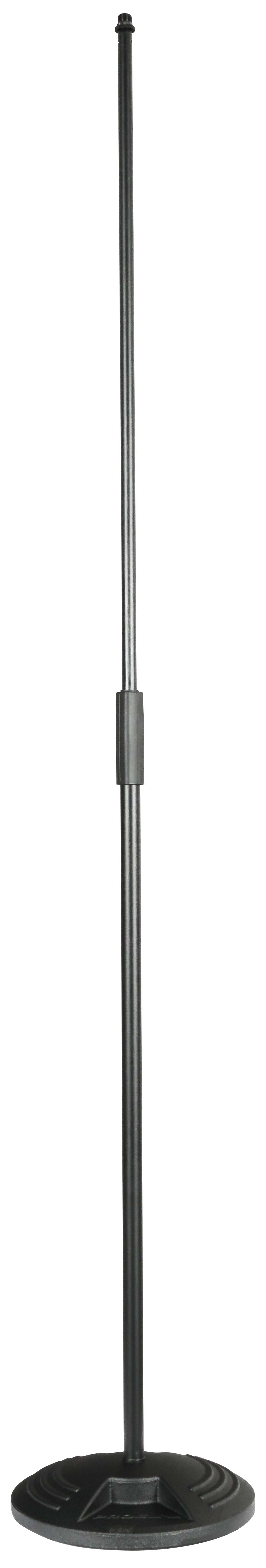 PROEL PRO1991-D++ - Asta microfonica dritta, provvista di base rotonda in ghisa pressofusa molto pesante, dotata di inserto in gomma antivibrazione per la riduzione del rumore. Sistema di regolazione dell'altezza con manicotto in nylon. Dotata di terminale con inserto filettato da 3/8